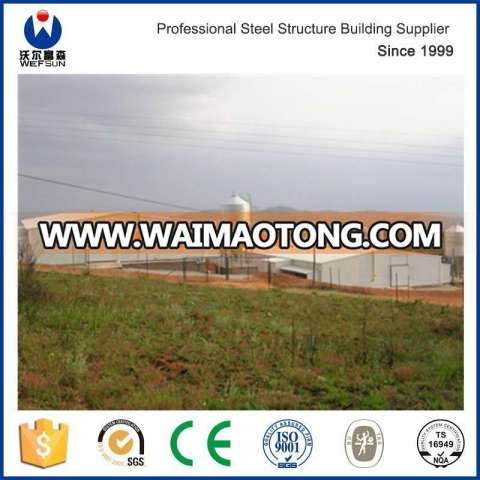 Prefabricated chicken farm steel structure building